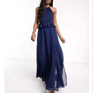 NWT ASOS | Halter Maxi Dress